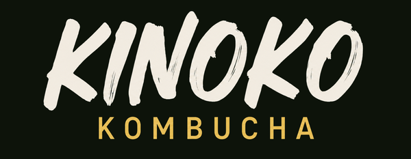 Logo Kinoko Kombucha – naturalne napoje fermentowane